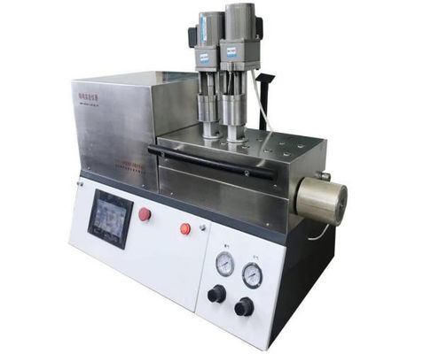 주문 Mini Lab Extruder with Co-rotating Conical Twin-screw 110V/220V and Temperature Range 0-300°C for Construction Materials online manufacture